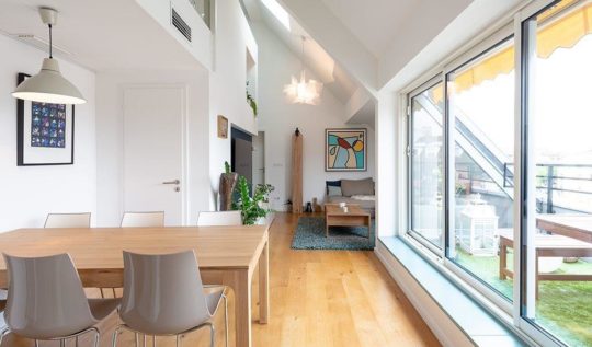 CRÉATION D’UN DUPLEX DANS LES COMBLES & Aménagement  – RUE DE ZURICH