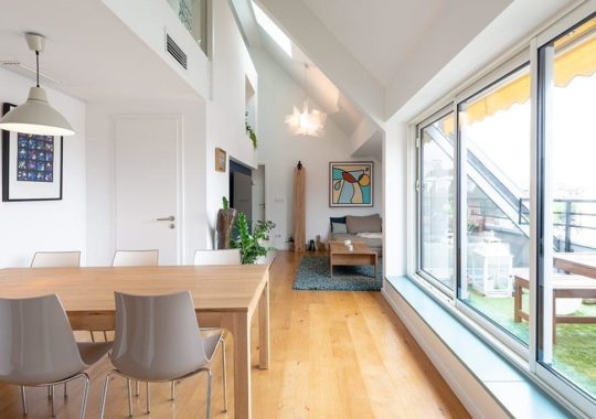 CRÉATION D’UN DUPLEX DANS LES COMBLES & Aménagement  – RUE DE ZURICH